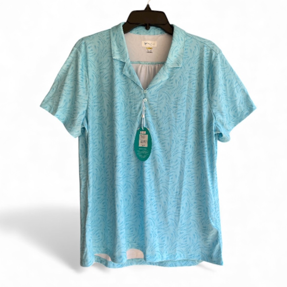 NWT Women's Greg Norman Play Dry Performance Polo Size XL